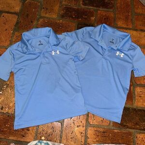 Under Armour Columbia Blue Performance Polos
